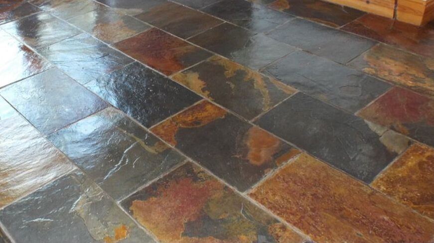 slate floor cleaning