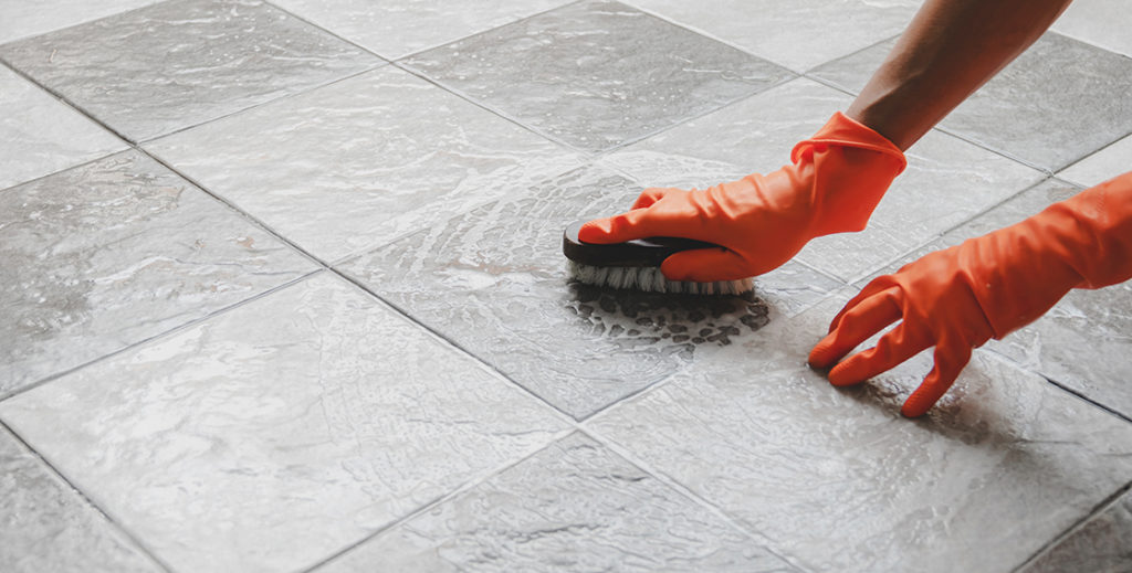 How to Clean Grout Between Floor Tiles